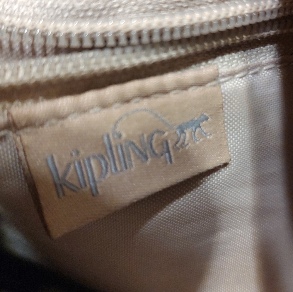 🩷👛🩷(Reduced) Shimmering Kipling Frosted Iridescent Blush Pink Utility Handbag - Picture 8 of 15